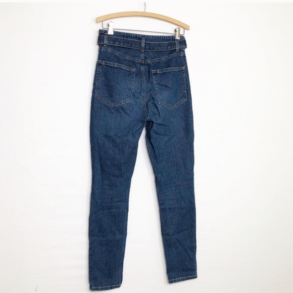 Reformation Kayo High Rise Skinny Belted Paper Bag Waist Jeans - Picture 10 of 14